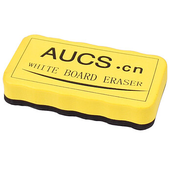 AUCS  磁性白板擦磁吸黑板擦刷白板笔板擦画板写字板玻璃板擦专用套装白班擦 办公用品 3个装/三色 
