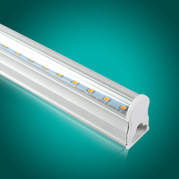 纳新 LED灯管T5透明管 支架一体化日光灯全套 18W/1.2米/正白光