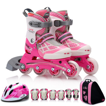 米高m-cro儿童轮滑鞋906 溜冰鞋儿童全套装可