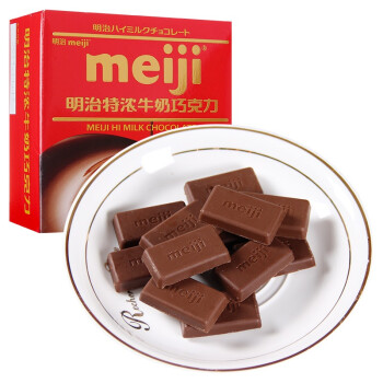 明治（Meiji）特浓牛奶巧克力 75g