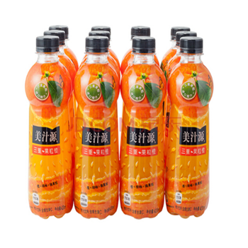 可口可乐(coca-cola 美汁源 三重 果粒橙 420ml*12瓶 靖远县
