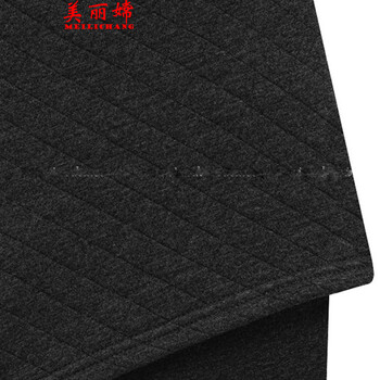 美丽嫦2015秋冬新款欧美大码胖mm显瘦假两件修身保暖长裤加绒裤 黑色 5XL