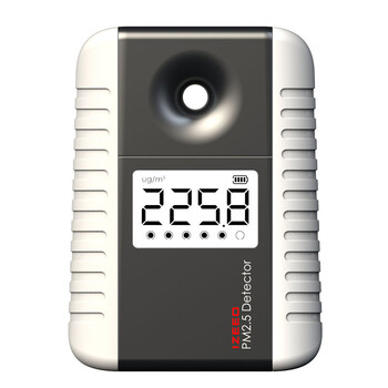 
                                        艾吉奥家用PM2.5检测仪雾霾PM2 5检测仪粉尘检测仪器霾表空气质量检测仪环境测霾监测仪 象牙白                