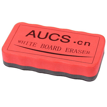 AUCS  磁性白板擦磁吸黑板擦刷白板笔板擦画板写字板玻璃板擦专用套装白班擦 办公用品 3个装/三色 