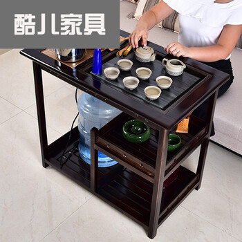 移动茶几茶车时尚个性创意茶盘茶桌套装家用经济型实用电磁炉烧水茶几