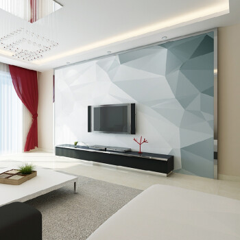 3d立体抽象几何线条壁画现代简约影视墙壁纸电视背景墙纸无缝墙布轻奢