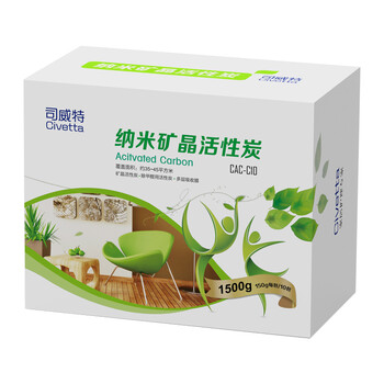 
                                        司威特 活性炭包除甲醛 纳米矿晶除甲醛清除剂活干燥剂 6000g(120平)高端超值版                