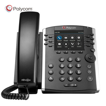 宝利通(POLYCOM) 会议电话机座机 VVX401 音视频会议系统终端全向麦克风八爪鱼会议IP电话