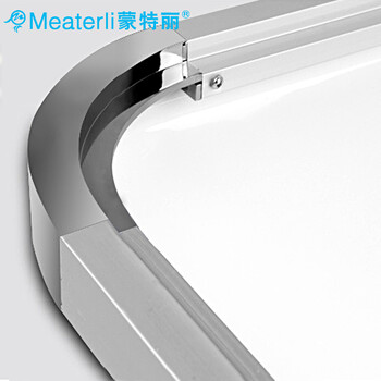 蒙特丽 客厅灯卧室灯餐厅灯书房吸顶灯IP5 现代简约LED灯具 非常薄苹果(B 66*42cm (24w白光led)