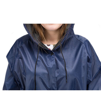 劳博士 TZ037 风衣式男女户外长款雨衣 连体自行车电动车 均码