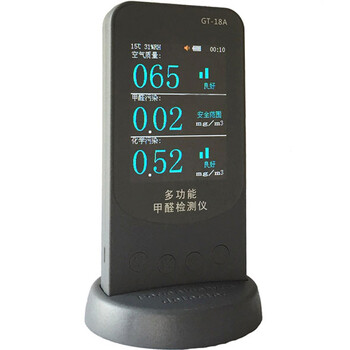 
                                        甲醛检测仪家用甲醛测试仪CT-18 四合一黑色                