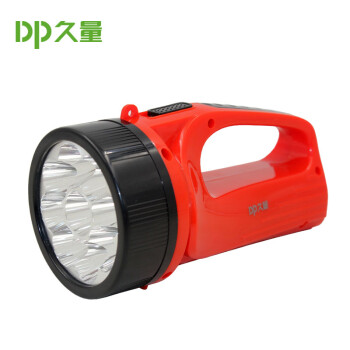 DP 久量 LED-710A 充电式迷你探照灯/手电筒 9灯 2档 1300毫安 1W 红色