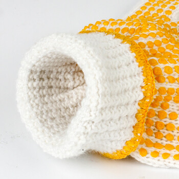 安美尚（ams）750G 点珠手套耐磨防滑点胶搬运劳保手套 12双