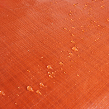 谋福(CNMF)8511 加厚防雨布 防风加厚三轮车油布防雨布 防晒布 遮阳布 蓝桔色 (加厚蓝桔10米*12米)