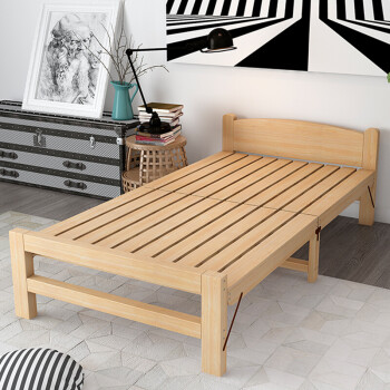 小床卧室折叠床韩版宽的一米单人床加固型便携60宽窄午憩四季木板