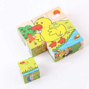 《3d立体宝宝儿童动漫拼图 木制益智小孩启蒙