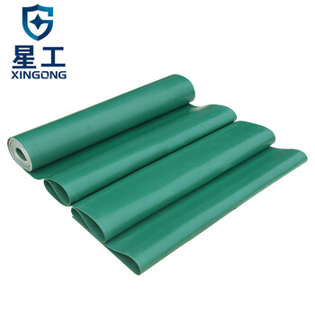 星工（XINGGONG）绝缘橡胶板 工业橡皮胶垫耐磨耐酸配电房隔电货车厢垫定制 绿色1米*5米*5mm