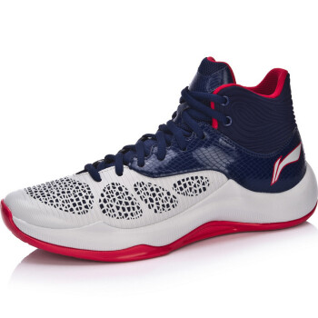 李宁(li-ning)韦德之道音速5篮球鞋男鞋季新款cba战靴 abpm005-4微晶