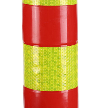 聚远 JUYUAN 70弹力柱警示柱隔离带路障路锥反光柱安全防护栏 SDJN交通设施 PE警示柱70cm不含膨胀螺栓