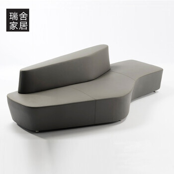 瑞舍 创意沙发真皮沙发大小户型客厅家具办公