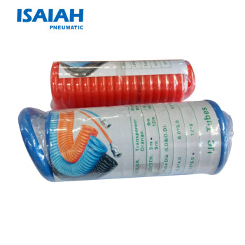ISAIAH 气管接头 弹簧管 UC聚氨酯管 气动元件 5只装 12*8-6