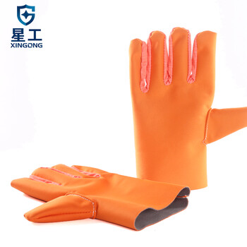 星工（XINGGONG）劳保手套防水防油加厚耐磨机械工作建筑手套 10付 颜色随机