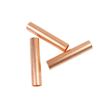 pengyou GT铜连接管 紫铜 通孔铜直通管 电缆对接铜管 中间接头GT-35mm² 35平方 单只