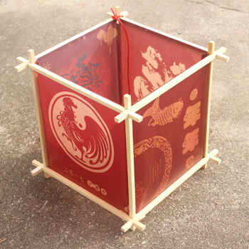 手手工制作荷花灯笼