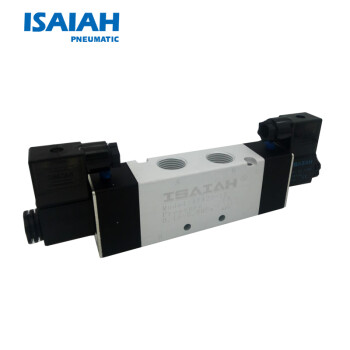 ISAIAH 4V 二位五通 双电控 电磁阀 1分2分3分4分多电压可选 4V120-06/AC220V（DC24V） 4V220-08(AC220V)