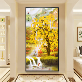 逸杰 欧式玄关装饰画客厅沙发背景墙画大气走廊餐厅壁画现代过道楼梯