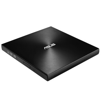 华硕8倍速 外置DVD刻录机 移动光驱 支持USB/Type-C接口 (兼容苹果系统/SDRW-08U9M-U)-黑色