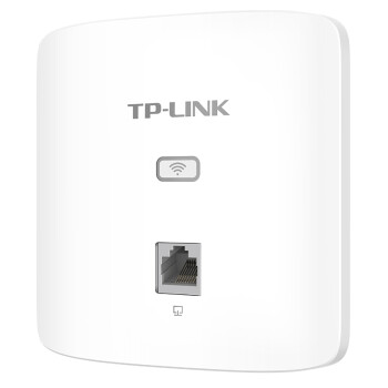 TP-LINK TL-AP450I-PoE薄款 450M无线86型面板式AP 企业级酒店别墅 wifi接入 POE供电 AC管理