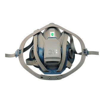 3M 6502QL 硅胶防毒半面罩 防尘甲醛农药化工多功能 快扣版 1个 不含滤棉滤毒盒 定做