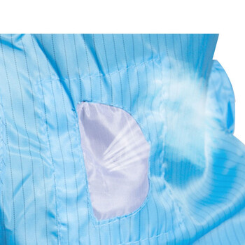 谋福CNMF 8525 洁净防尘帽 防静电工作帽子洁净头罩披肩帽 （披肩帽 蓝色款）