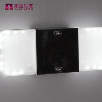 灿丽现代简约LED壁灯卧室灯床头灯装饰灯具2369-2头 2头(4W)自然白光