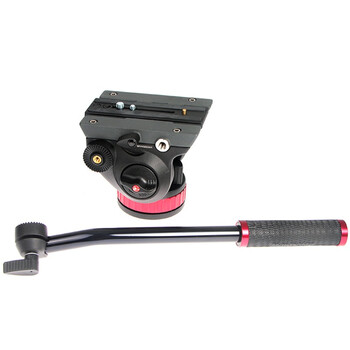 曼富图（Manfrotto）MVH502AH 502HD液压观鸟摄像云台-3/8’’螺口平底 相机 微单 摄影摄像两用云台 、承重10kg