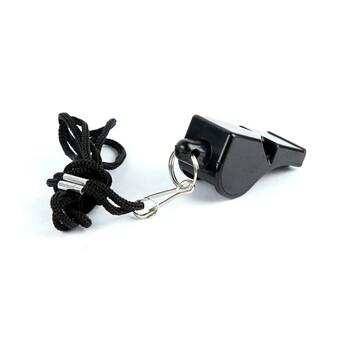 谋福（CNMF）8563  经典篮球裁判口哨 足球口哨 运动装备 黑哨红哨 儿童口哨 教练哨子 （经典黑 口哨）