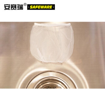 安赛瑞 厨房水槽过滤网 厨房水槽排水口过滤网 水槽残渣过滤网 水槽防堵过滤网（500只装）12427