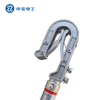 中宝电工 35KV25方3*1.5+8米线 1.5米棒 室外双簧接地棒 25方接地软铜线 货期1-15天