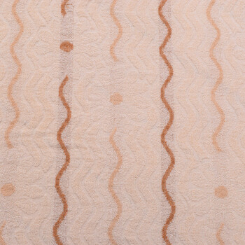 亚娃家纺 柔舒爽小水纹纯棉毛巾被 毛巾毯 茶色 150*200cm