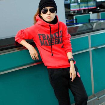 <em>诺诗</em>缇娅 2014秋冬装新款韩版加厚<em>马甲</em>卫衣长