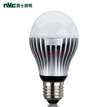 雷士照明NVC LED灯泡 节能省电 E27大口节能灯 螺口球泡灯 暖白光8WTT 暖白白光