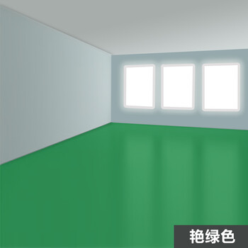 水泥地面油漆 水性环氧树脂地坪漆耐磨防水胶自流平家用 艳绿色(国标)
