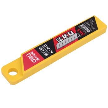 得力（deli）【超级爆款】得力(deli)大号耐用美工刀套装 美工刀2把 10片装刀片 办公用品 33225