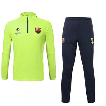 5-16欧冠套装 秋冬长袖足球训练服 10号梅西球