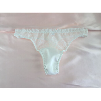 真丝内裤女 女内裤 女式内裤2018新真丝丁字裤丝滑性感黑惑桑蚕丝女