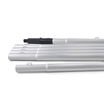 兰诗(LAUTEE)BL-1208 铝合金便携伸缩杆 一支杆6米款(1米*6节)