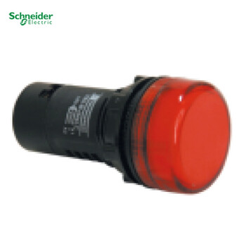 施耐德电气 AC380V 红色LED指示灯；XB2BVQ4LC