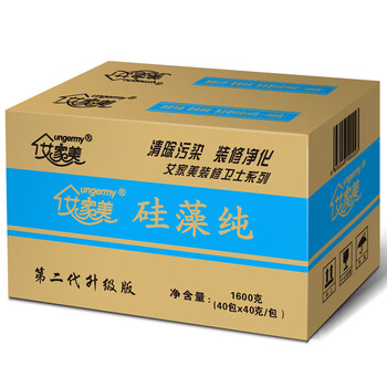 
                                        【京东超市】艾家美 1600g硅藻纯 汽车新房装修除味 家用活性炭竹炭包 除甲醛分解净化免晒                