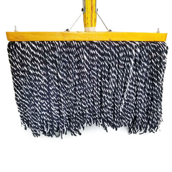 科力邦（Kelibang） 排拖老式尘推 木柄平头地板水尘拖宽头水泥地面地拖棉线棉布拖40厘米 KB1110